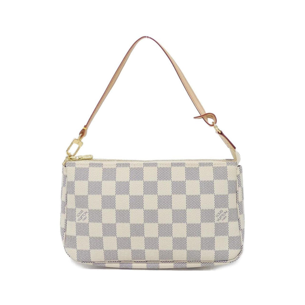 Louis Vuitton Azur Coated Canvas Pochette Pouch (Pre-Owned)