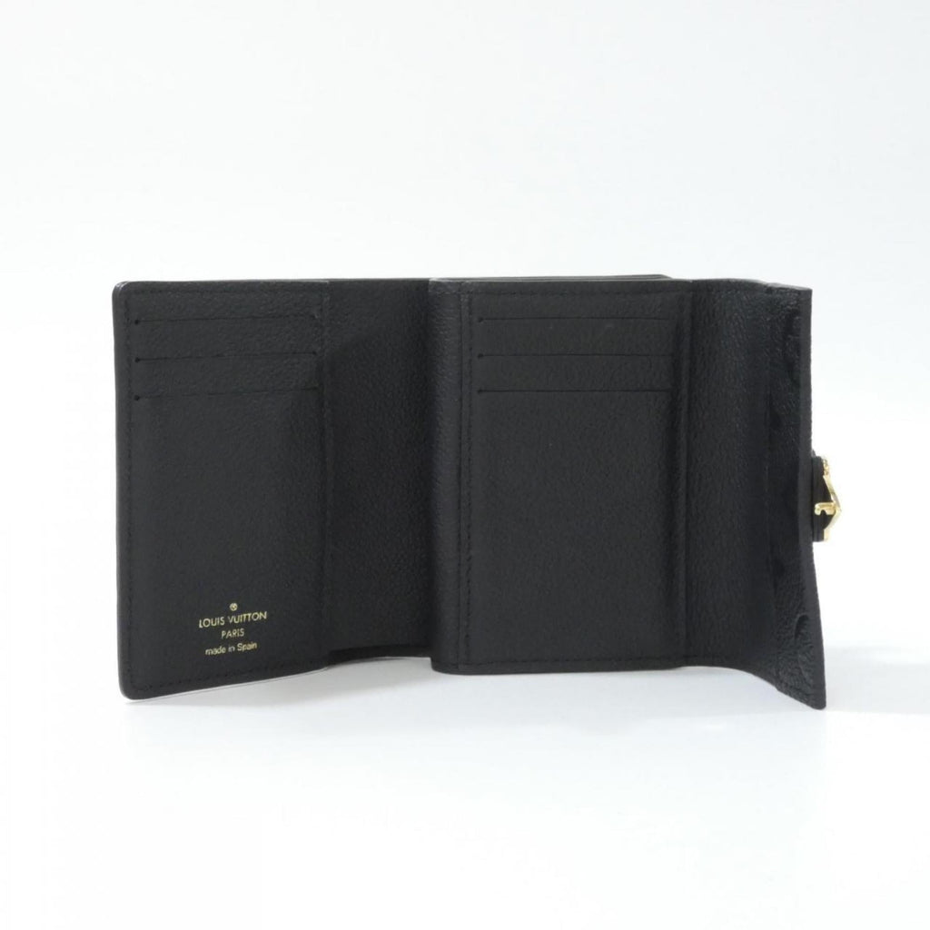 Louis Vuitton Black Monogram Monogram Empreinte Leather Wallet (Bi-Fold) (Pre-Owned)