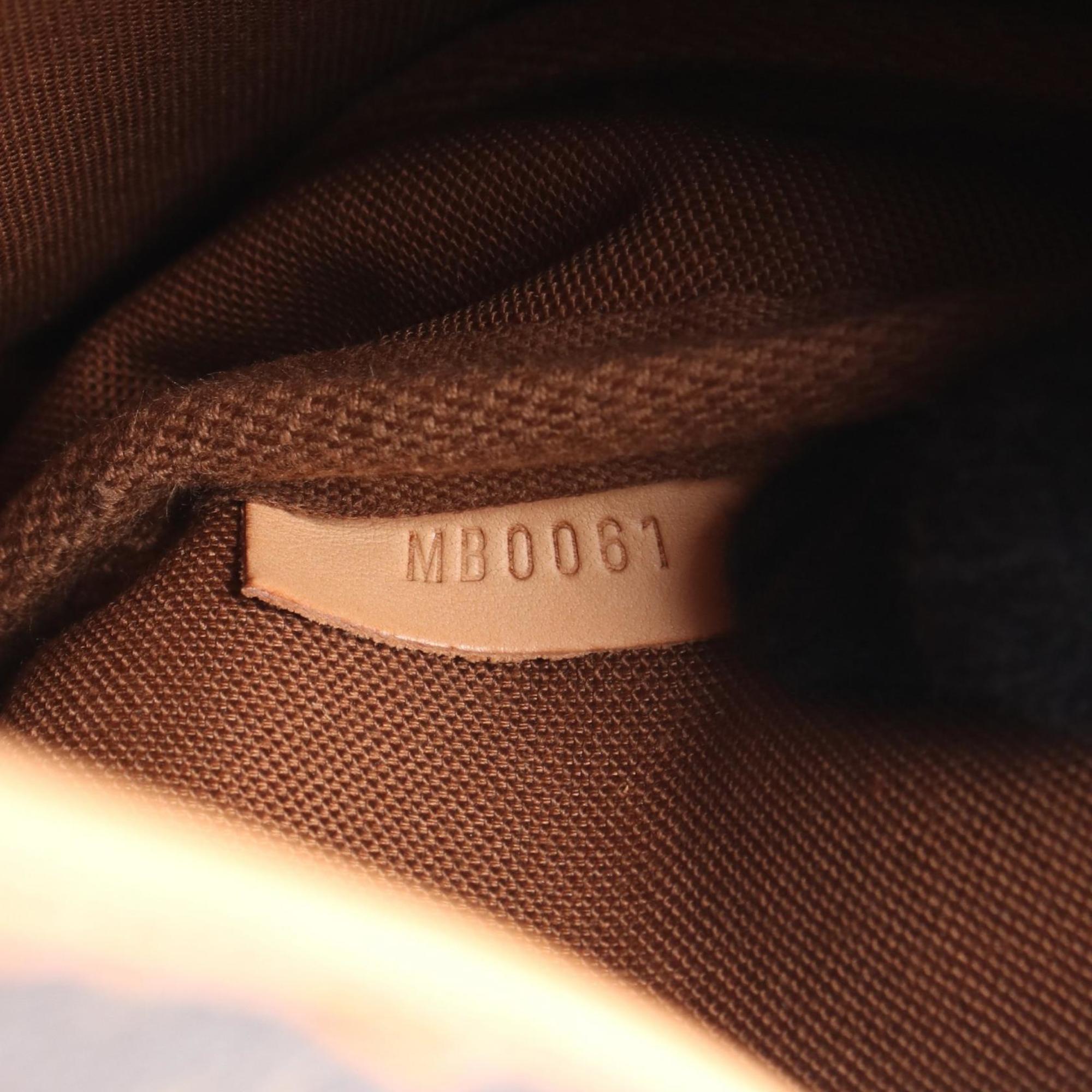 Louis Vuitton Brown Coated Canvas Pvc Leather Monogram Shoulder Bag (Pre-Owned)