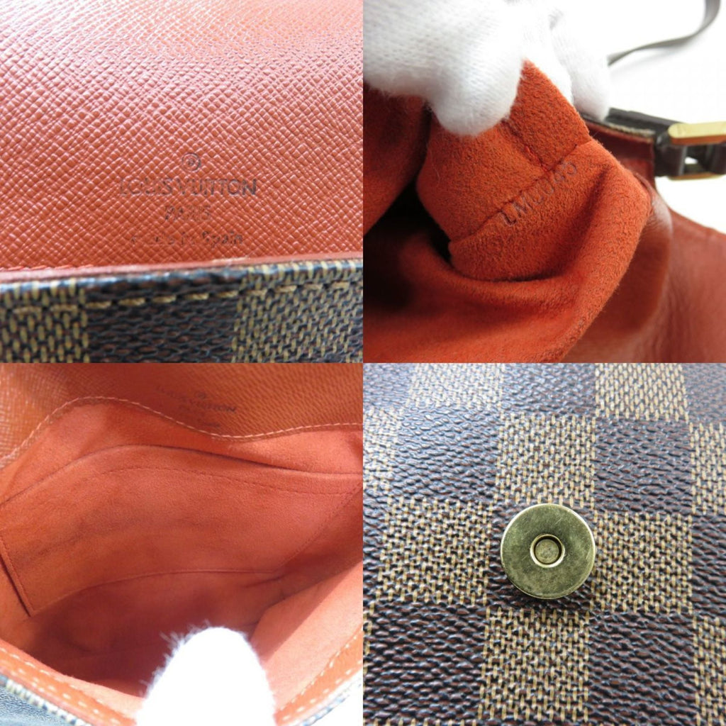 Louis Vuitton Brown Ebene Damier Canvas Shoulder Bag (Pre-Owned)