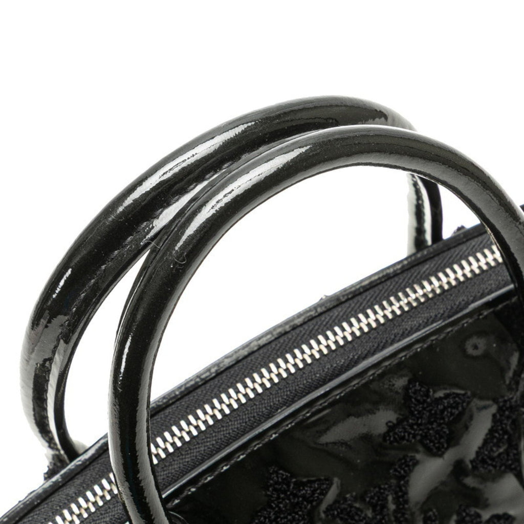 Louis Vuitton Black Noir Patent Leather Handbag (Pre-Owned)
