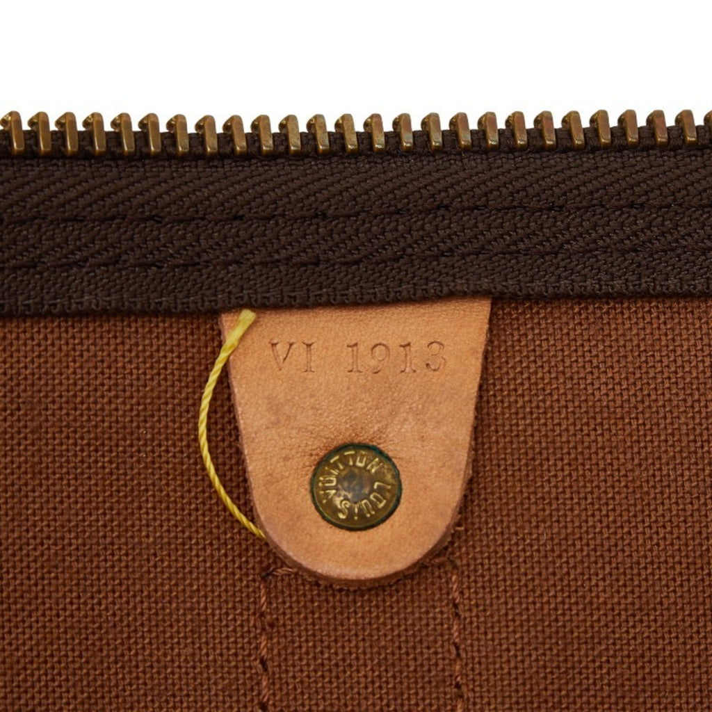 Louis Vuitton Brown Pvc Leather Boston Bag (Pre-Owned)