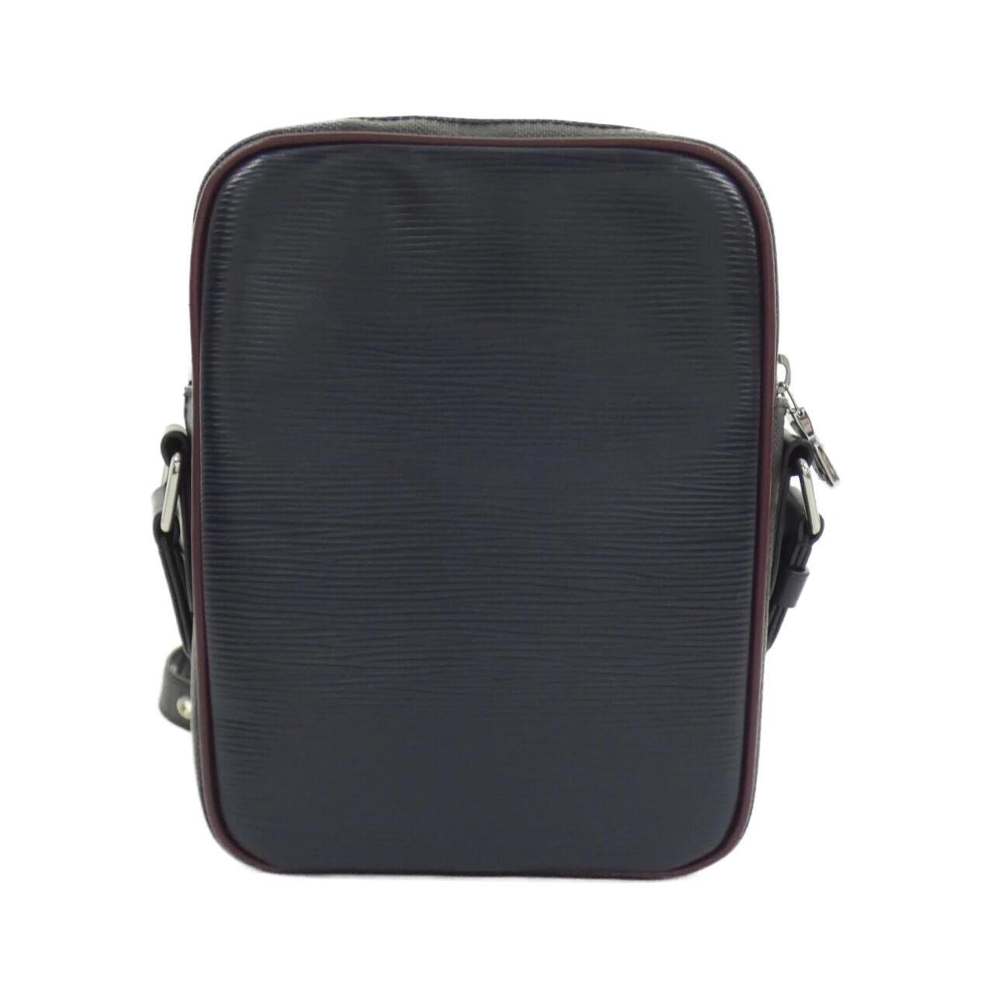 Louis Vuitton Graphite Coated Canvas Leather Shoulder Bag (Pre-Owned)