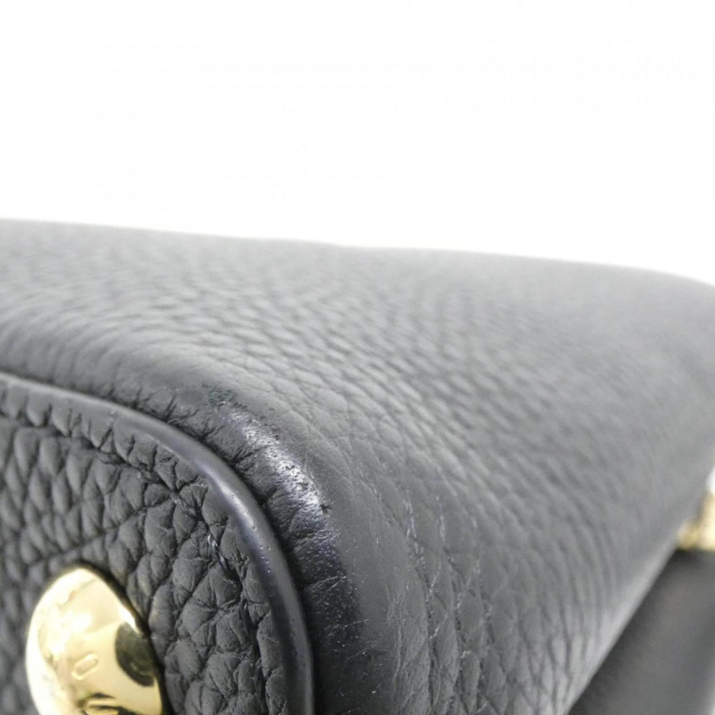 Louis Vuitton Taurillon Black Leather Handbag (Pre-Owned)