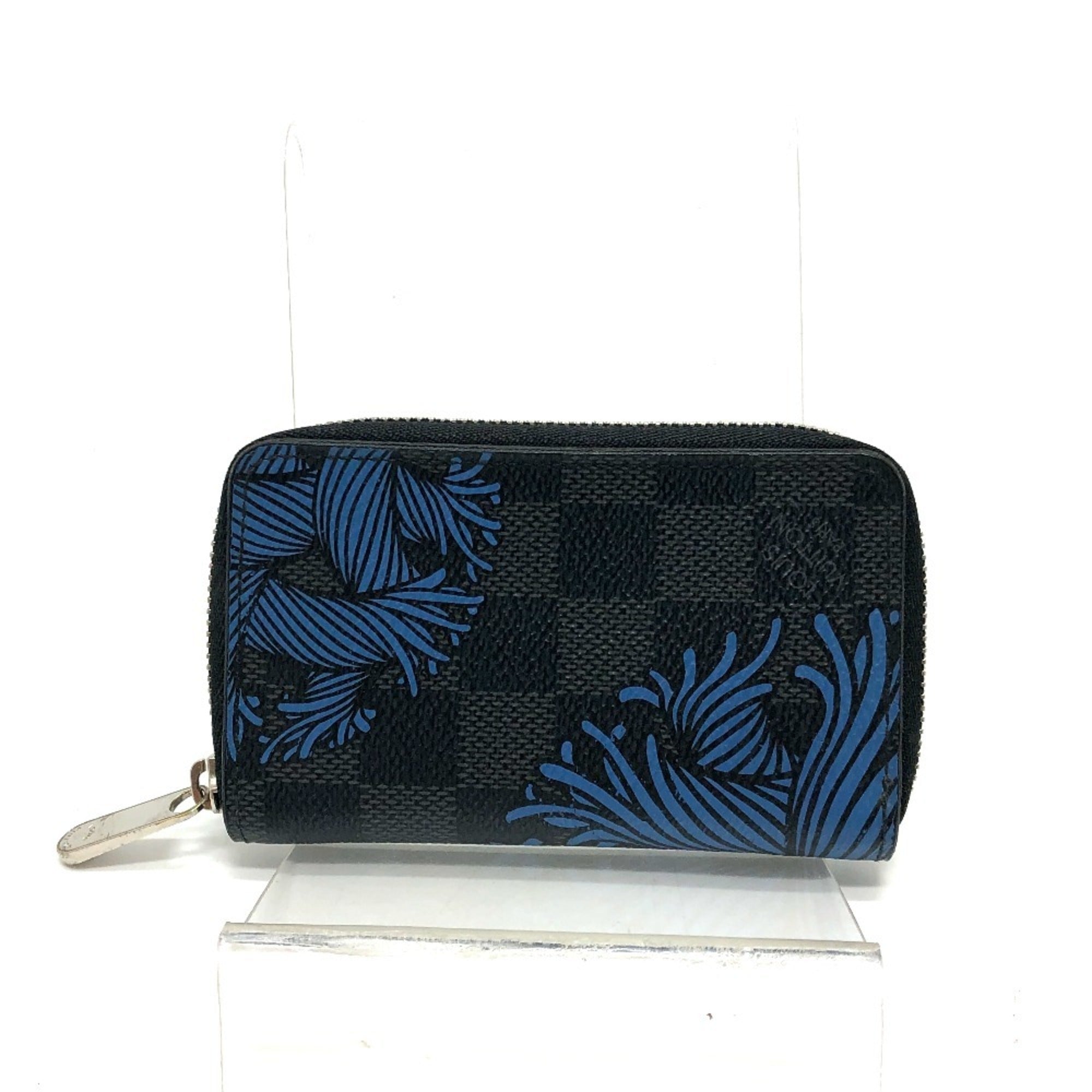 Louis Vuitton Black Damier Graphite Coin Purse/Coin Case (Pre-Owned)