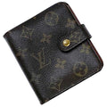 Louis Vuitton Brown Monogram Wallet (Bi-Fold) (Pre-Owned)