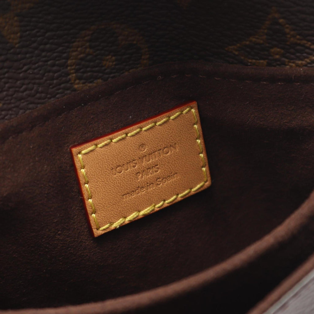Louis Vuitton Brown Pvc Leather Handbag (Pre-Owned)