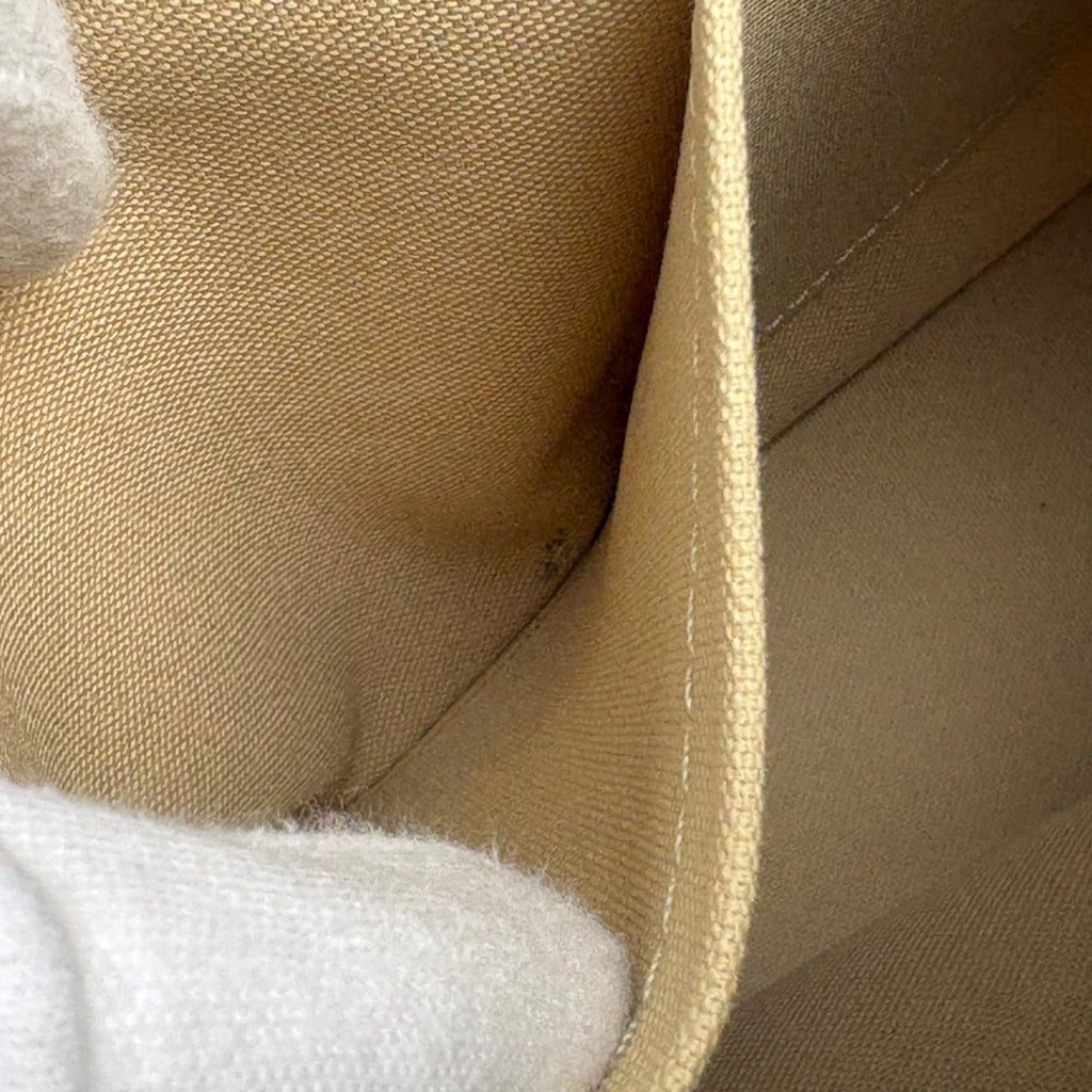 Louis Vuitton White Damier Azur Shoulder Bag (Pre-Owned)