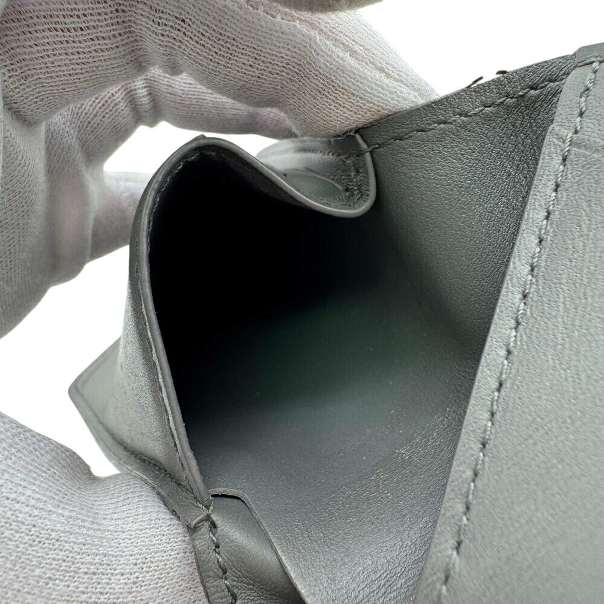 Louis Vuitton Dark Gray Gray Leather Wallet (Bi-Fold) (Pre-Owned)
