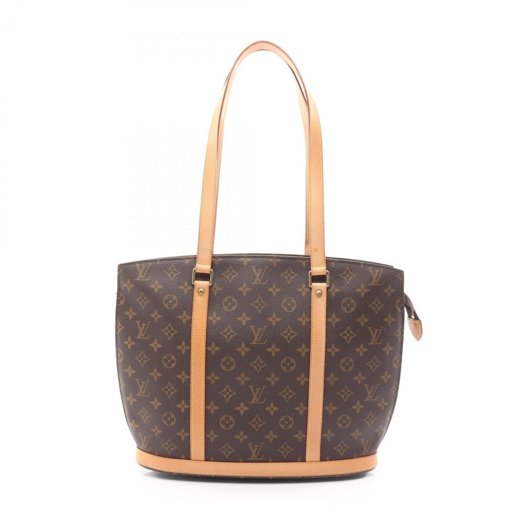 Louis Vuitton Brown Coated Canvas Leather Shoulder Bag (Pre-Owned)
