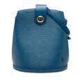 Louis Vuitton Toledo Blue Leather Shoulder Bag (Pre-Owned)