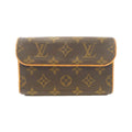 Louis Vuitton Marron Coated Canvas Fanny Pack Pochette (Pre-Owned)
