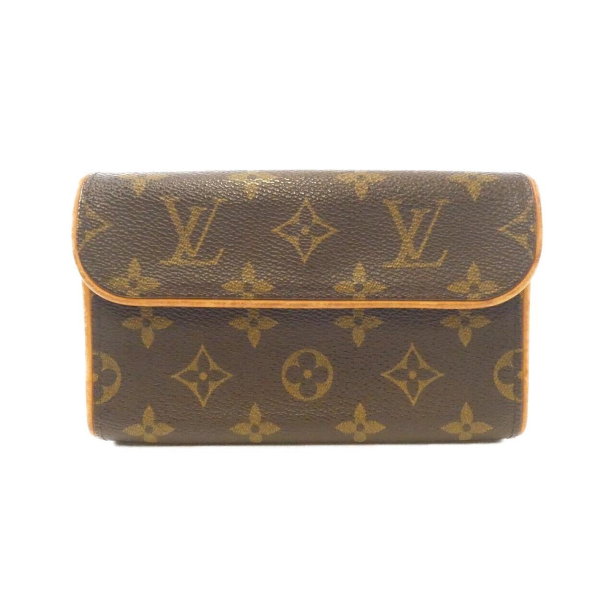 Louis Vuitton Marron Coated Canvas Fanny Pack Pochette (Pre-Owned)