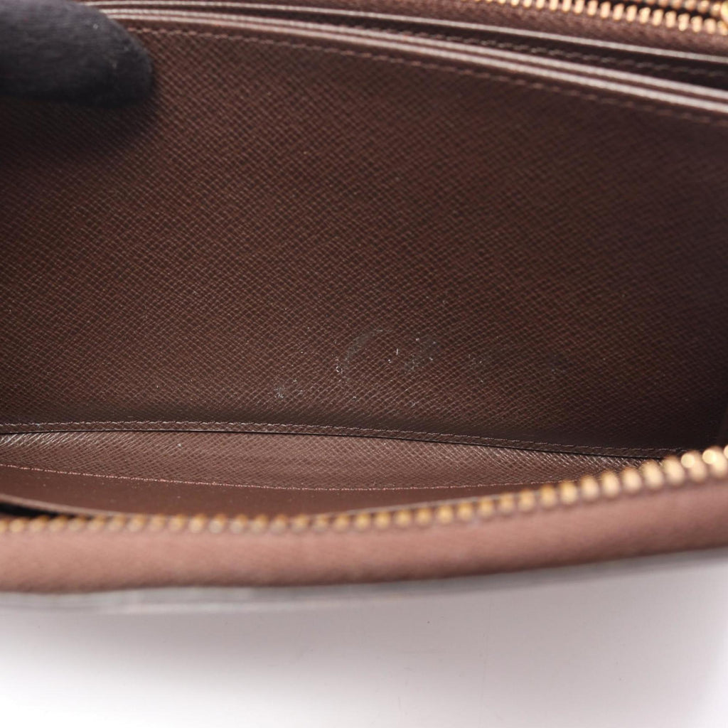 Louis Vuitton Brown Ebene Damier Canvas Pvc Long Wallet (Bi-Fold) (Pre-Owned)