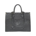 Louis Vuitton Black Leather Handbag (Pre-Owned)