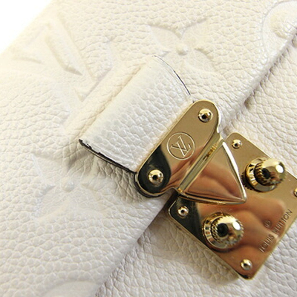 Louis Vuitton Ivory Monogram Empreinte Cuir Ombre Leather Wallet (Tri-Fold) (Pre-Owned)