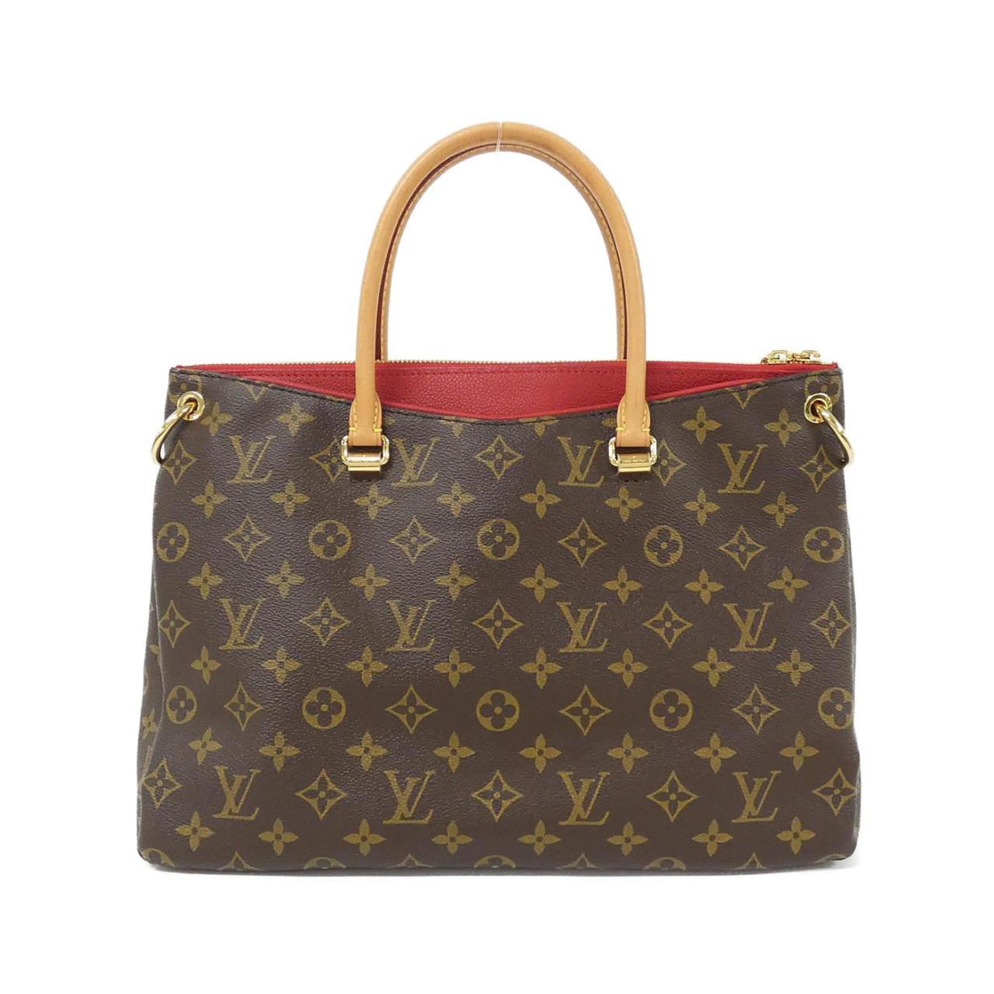 Louis Vuitton Cerise Marron Coated Canvas Handbag (Pre-Owned)
