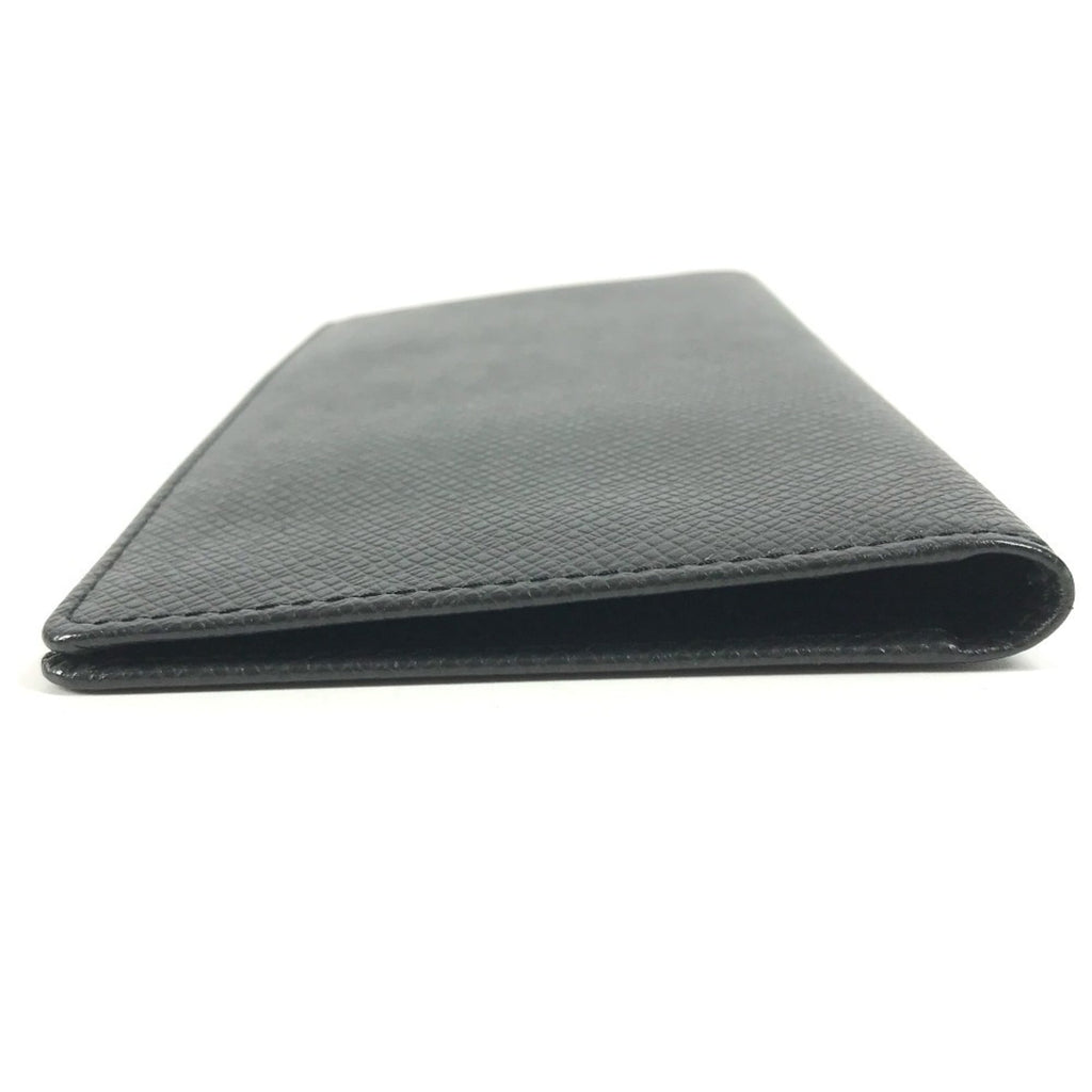 Louis Vuitton Taiga Ardoise Black Taiga Leather Long Wallet (Bi-Fold) (Pre-Owned)