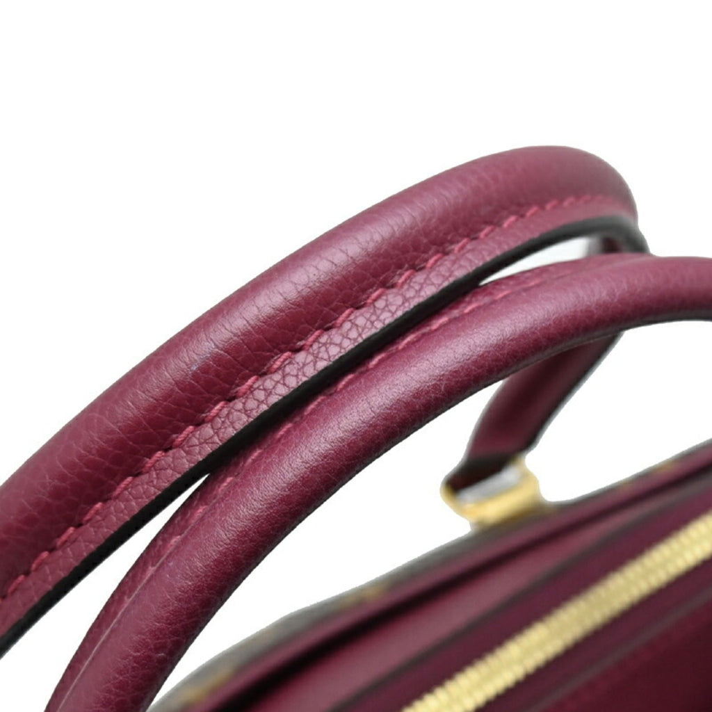 Louis Vuitton Monogram Brown Galle Monogram Purple Monogram Handbag (Pre-Owned)