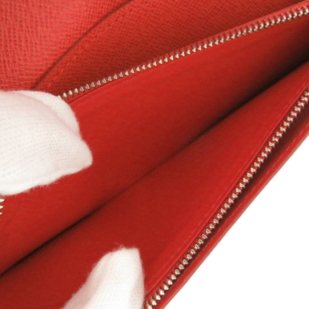 Louis Vuitton Red Color Epi Leather Long Wallet (Bi-Fold) (Pre-Owned)