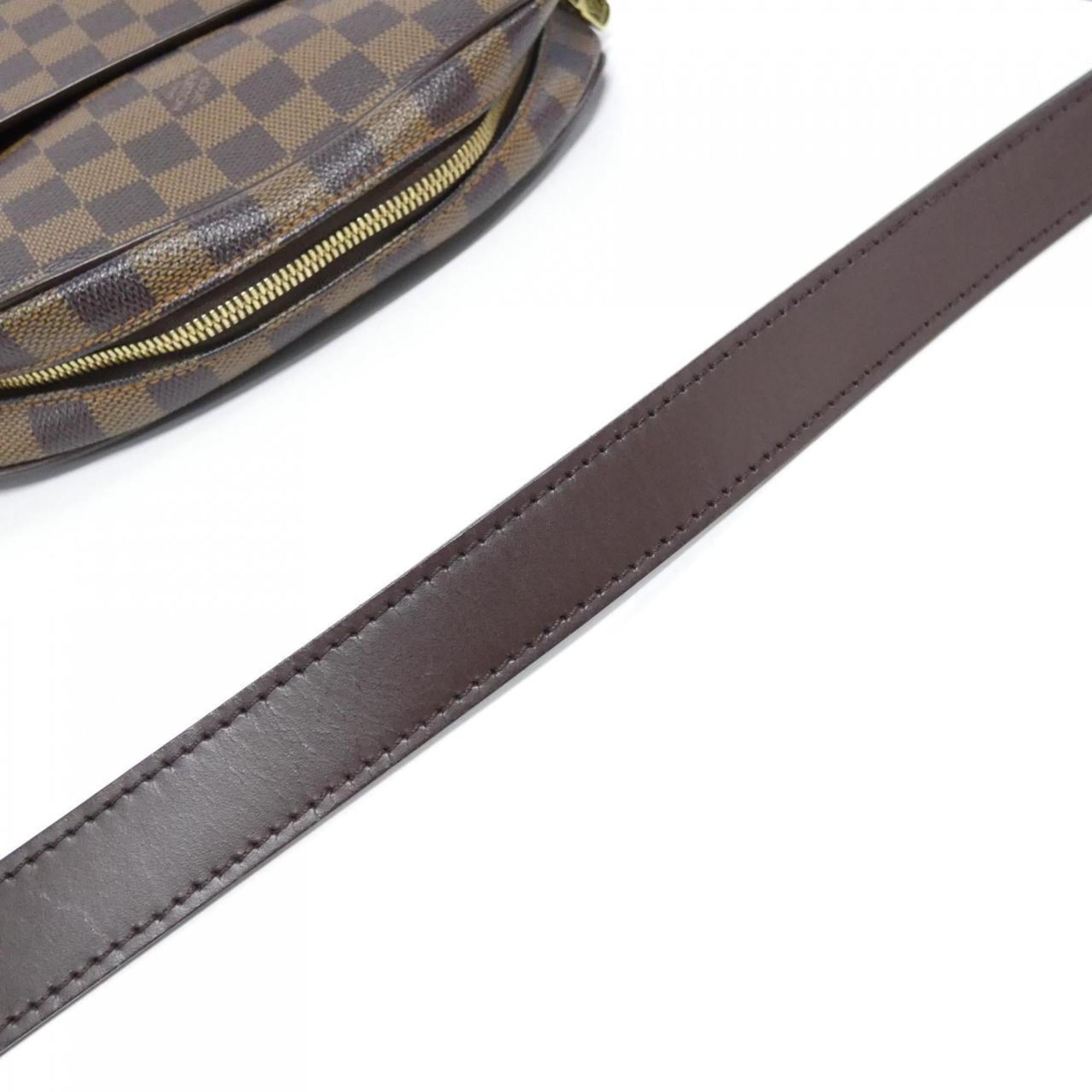 Louis Vuitton Ebene Coated Canvas Shoulder Bag (Pre-Owned)