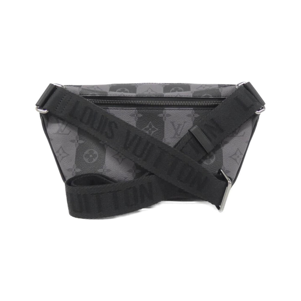 Louis Vuitton Black Coated Canvas Shoulder Bag (Pre-Owned)