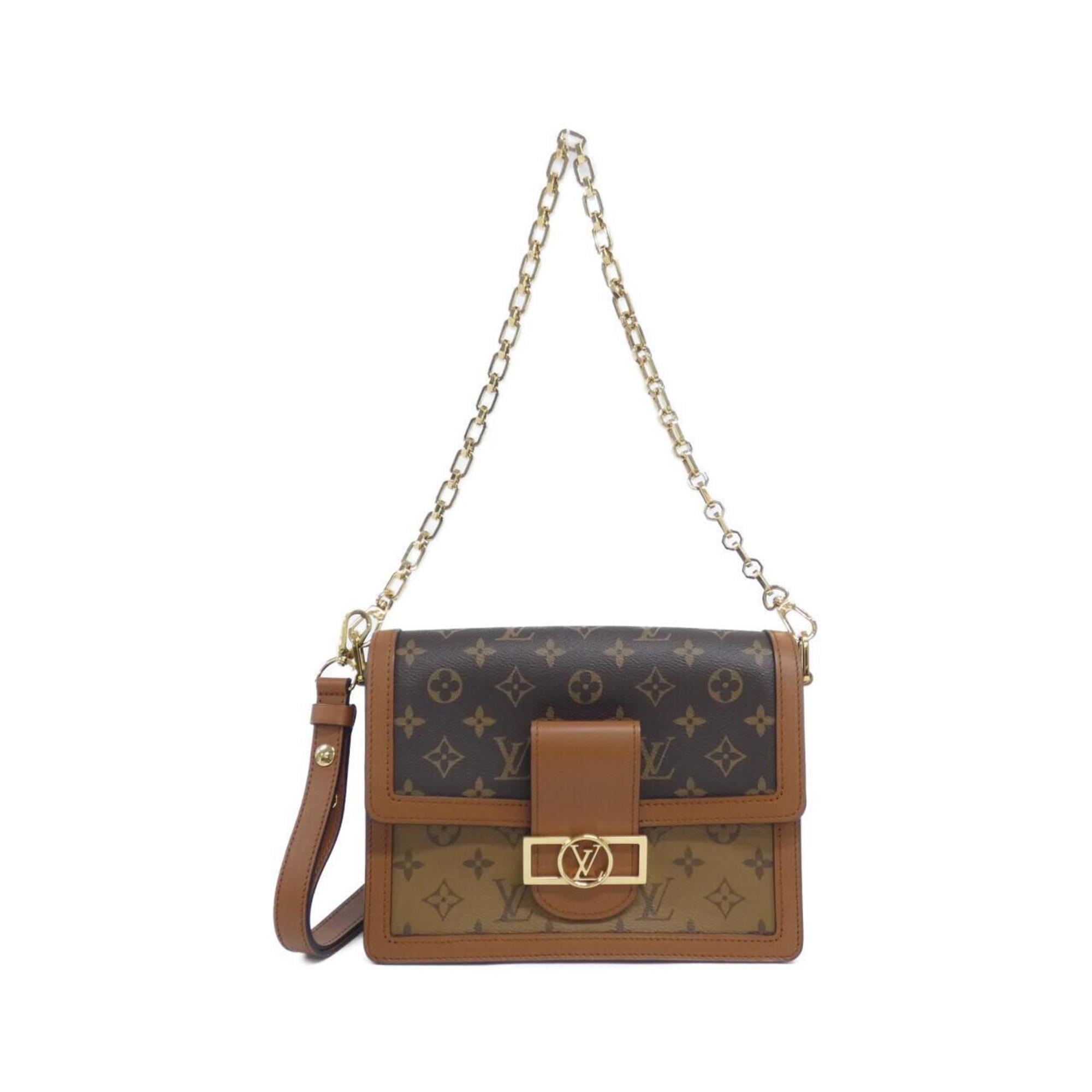 Louis Vuitton Brown Coated Canvas Shoulder Bag (Pre-Owned)