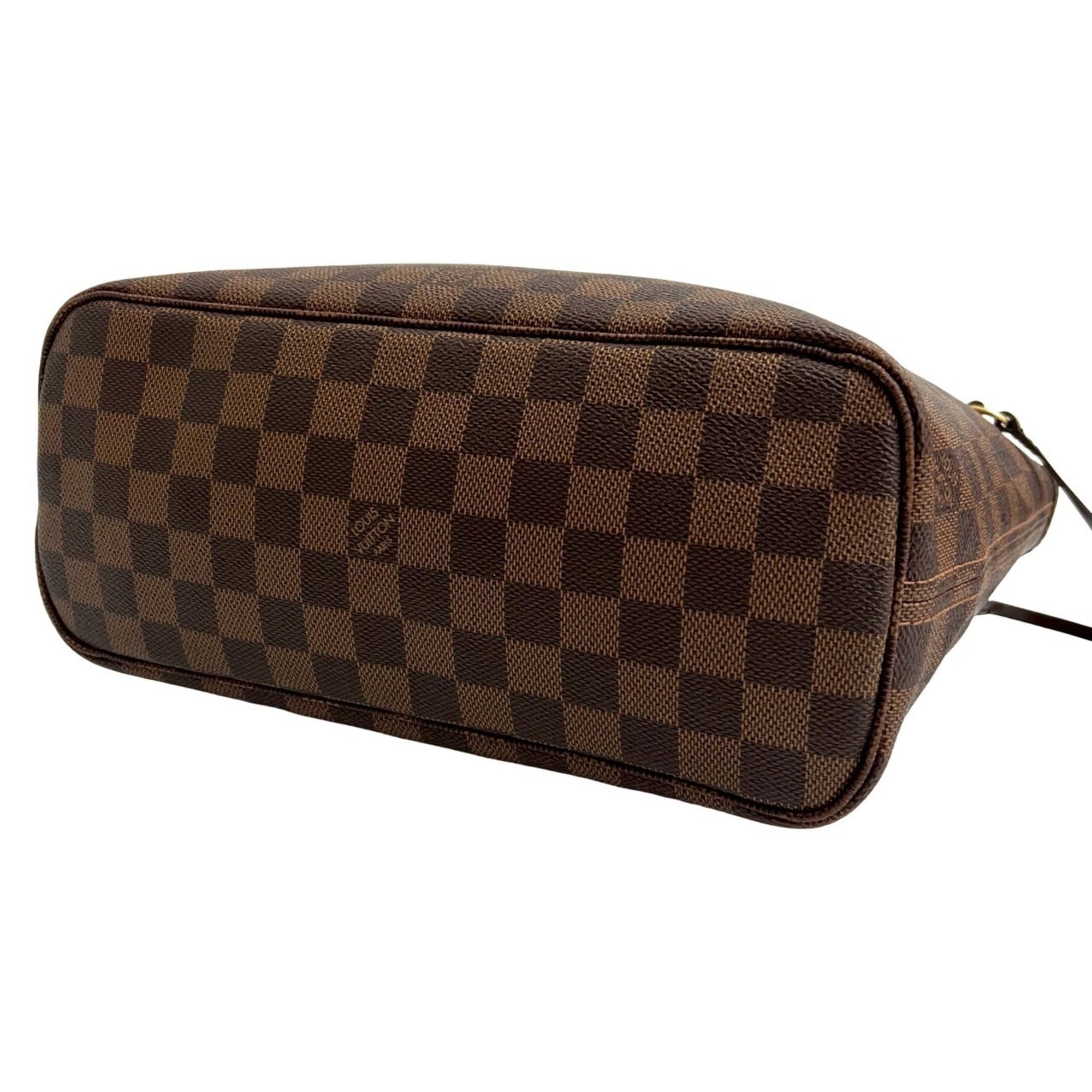 Louis Vuitton Brown Leather Pvc Handbag Shoulder Bag Tote Bag (Pre-Owned)