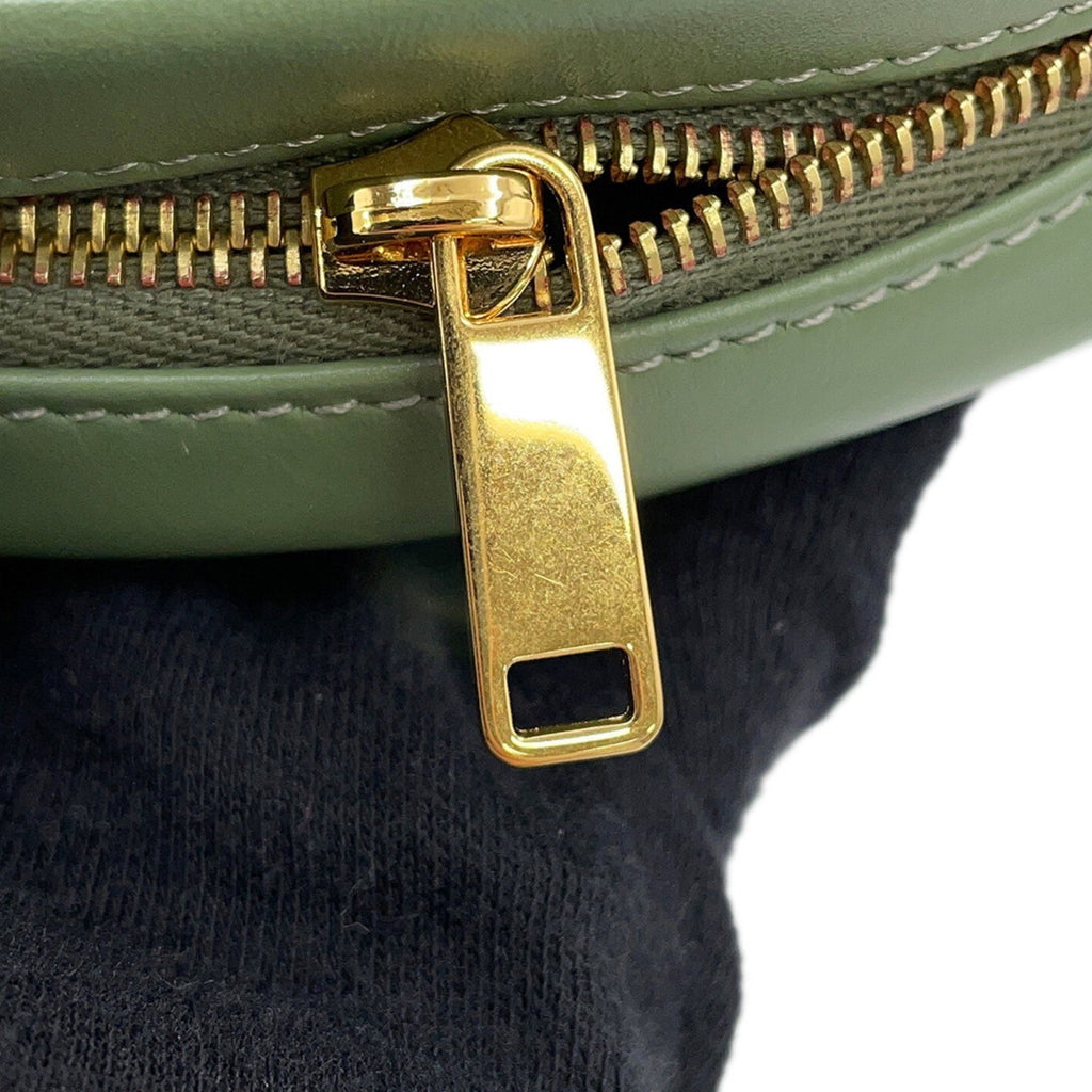 Triomphe Oval Crossbody Bag Leather