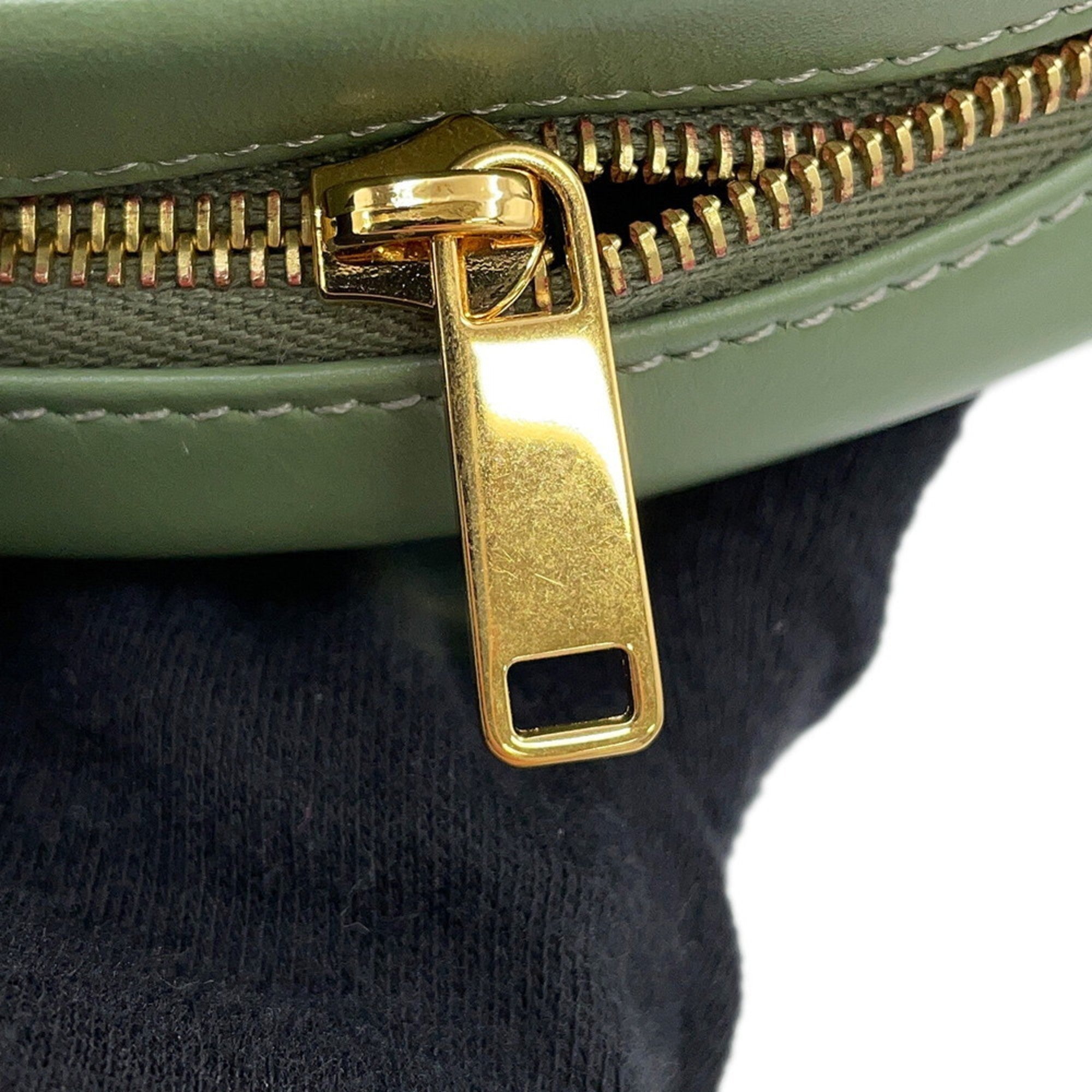 Triomphe Oval Crossbody Bag Leather