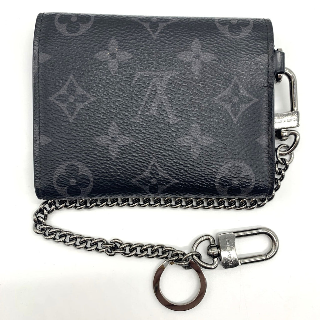 Louis Vuitton Monogram Eclipse Monogram Eclipse Monogram Eclipse Wallet (Tri-Fold) (Pre-Owned)