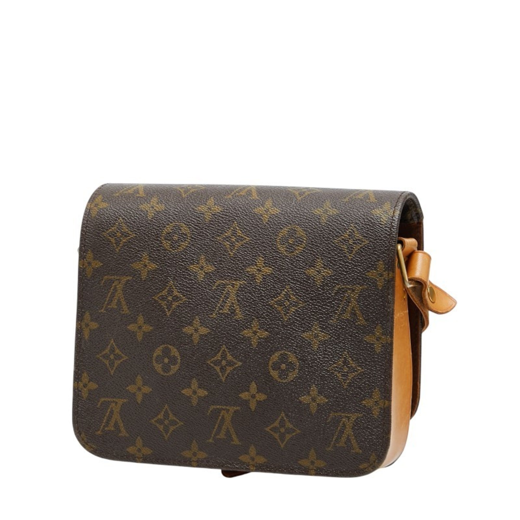 Louis Vuitton Brown Pvc Leather Shoulder Bag (Pre-Owned)