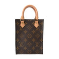 Louis Vuitton Brown Monogram Canvas Handbag (Pre-Owned)