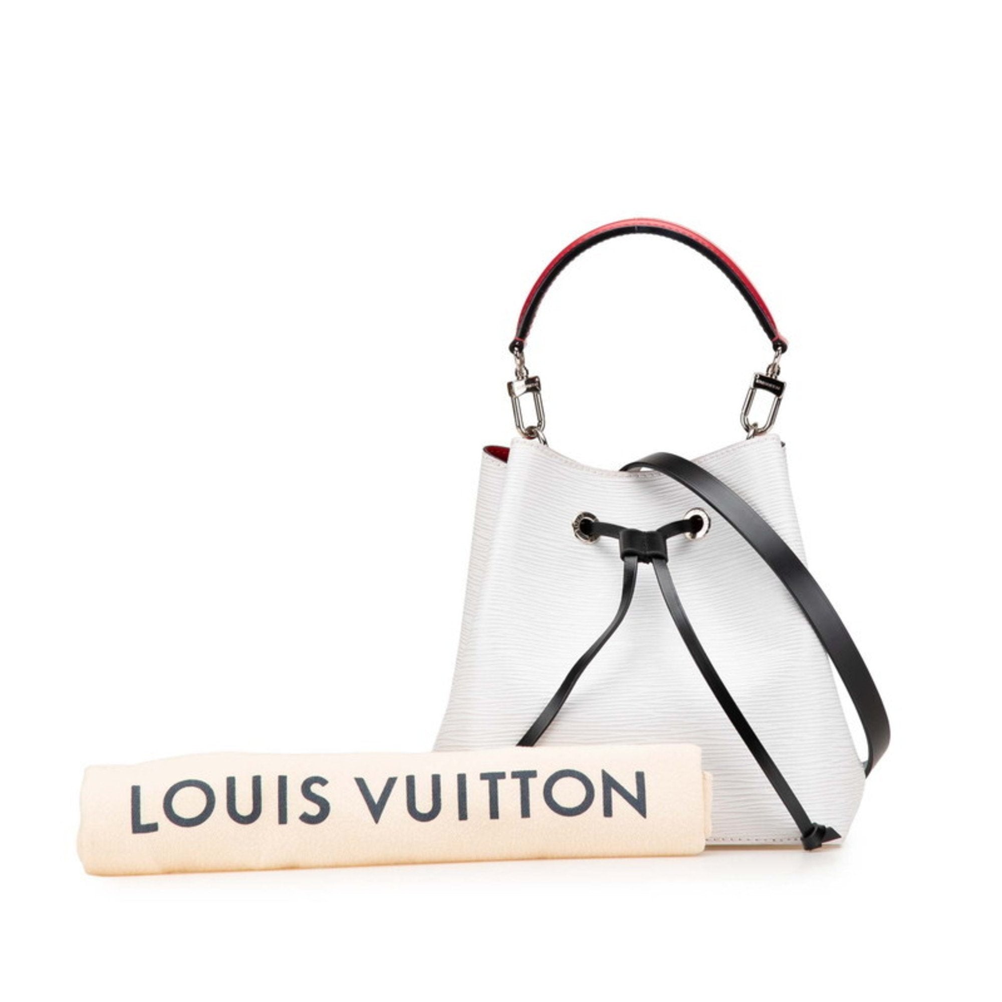 Louis Vuitton Epi Noir Handbag Shoulder Bag (Pre-Owned)
