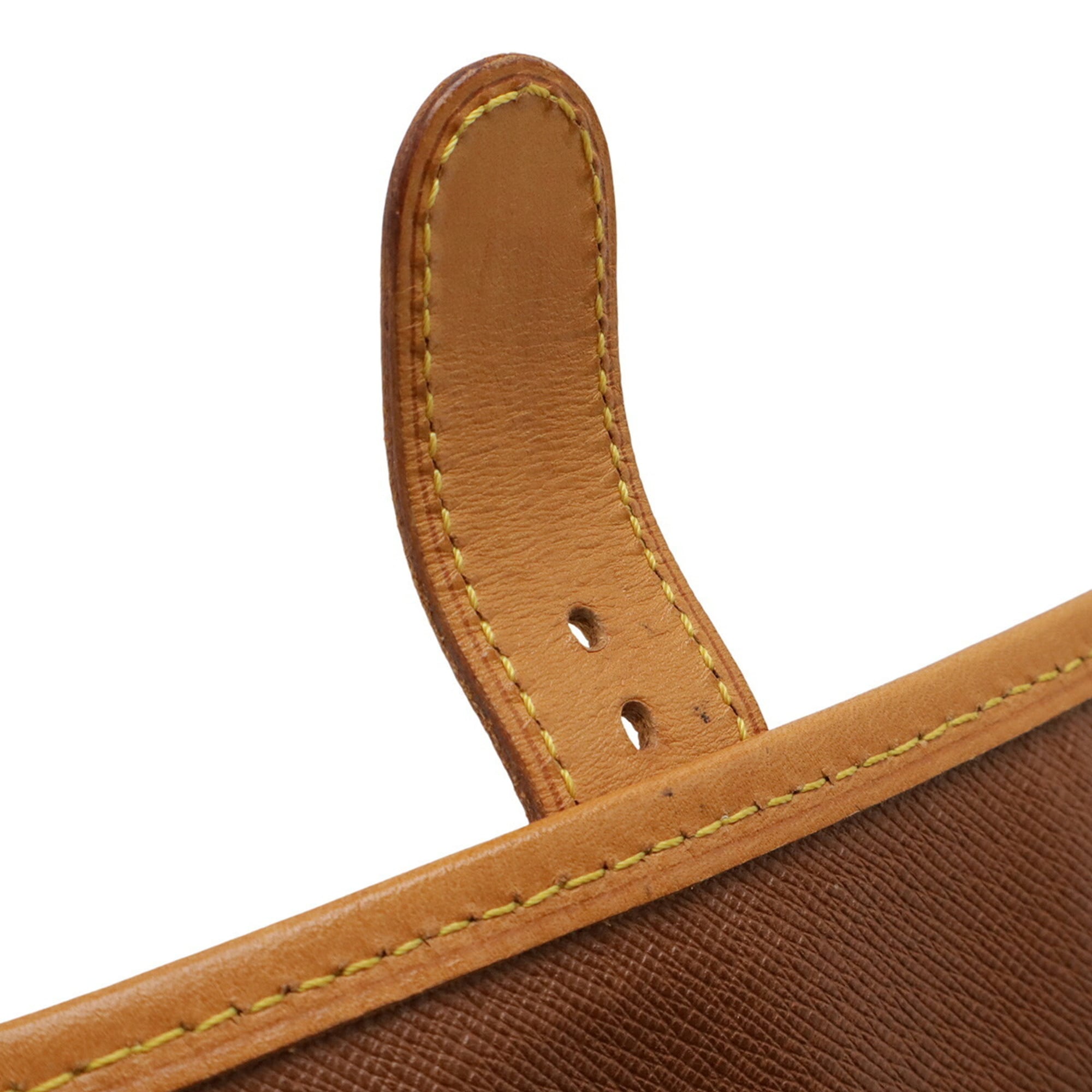 Louis Vuitton Brown Canvas Shoulder Bag (Pre-Owned)