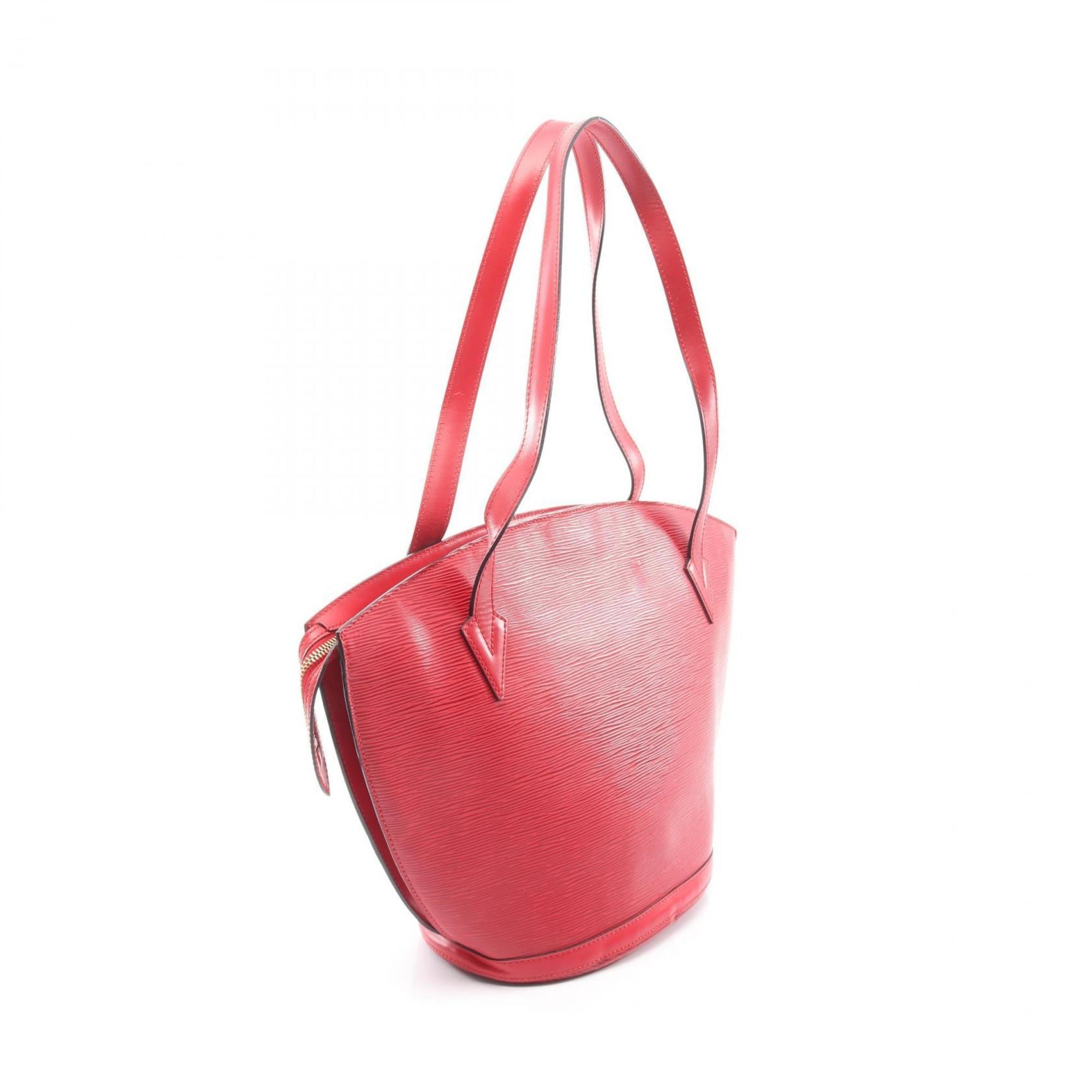 Louis Vuitton Castilian Red Red Color Epi Leather Shoulder Bag (Pre-Owned)