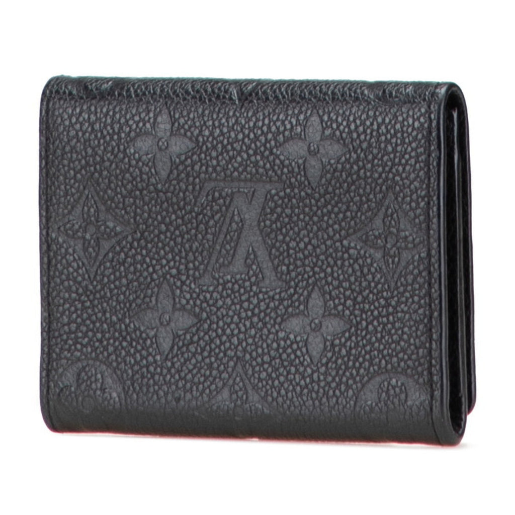 Louis Vuitton Black Noir Leather Wallet (Bi-Fold) (Pre-Owned)
