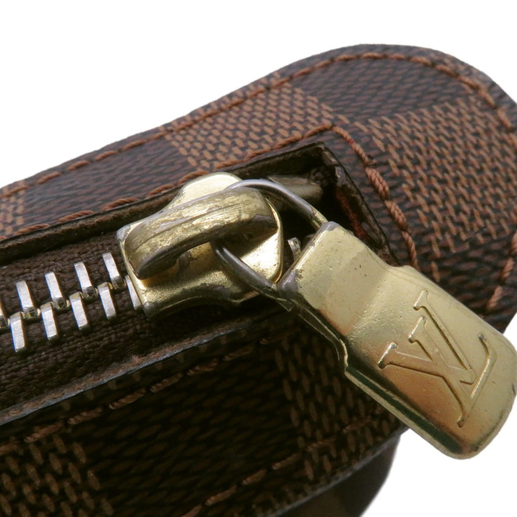 Louis Vuitton Damier Brown Ebene Damier Canvas Fanny Pack Shoulder Bag Sling Bag (Pre-Owned)