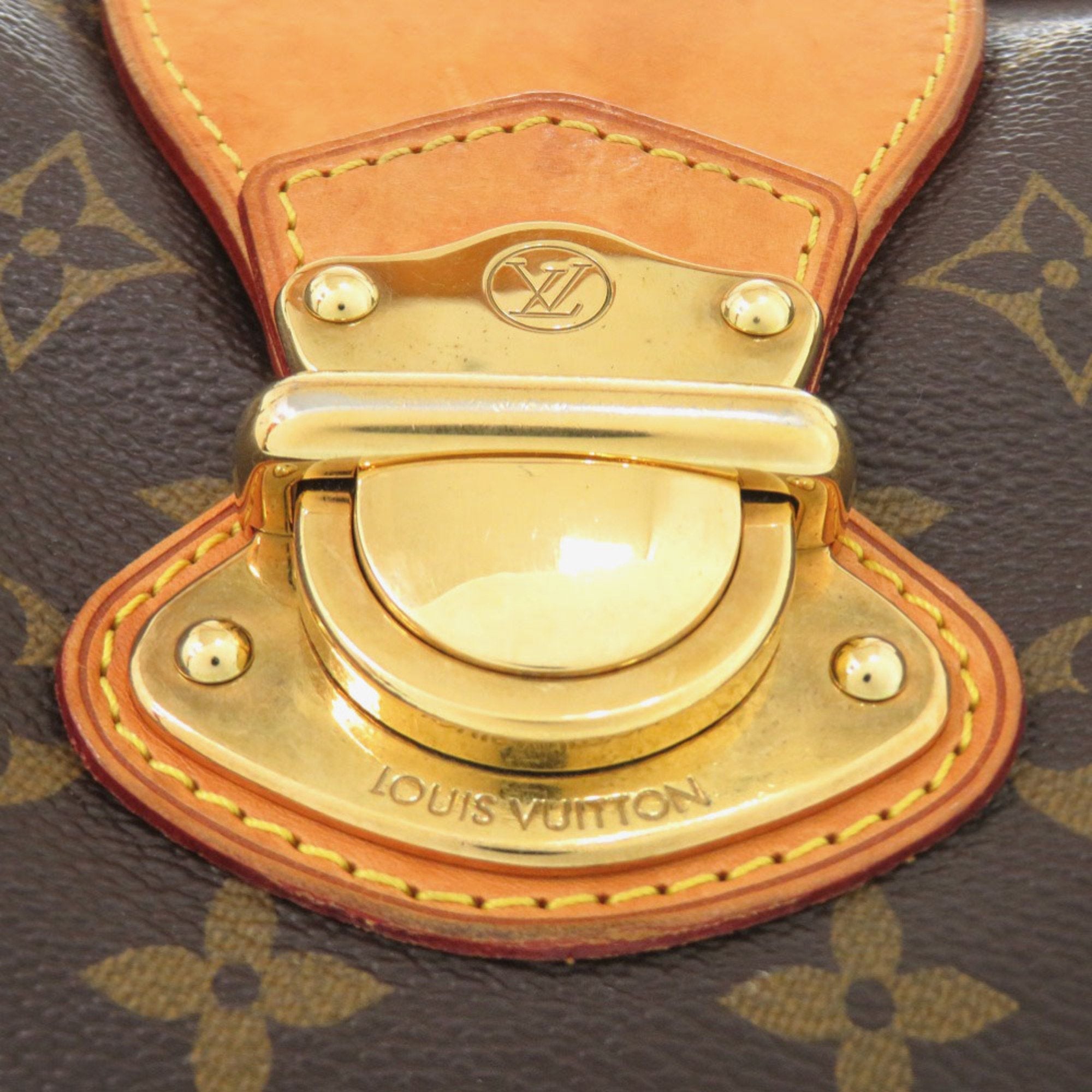Louis Vuitton Brown Camel Monogram Monogram Tote Bag (Pre-Owned)