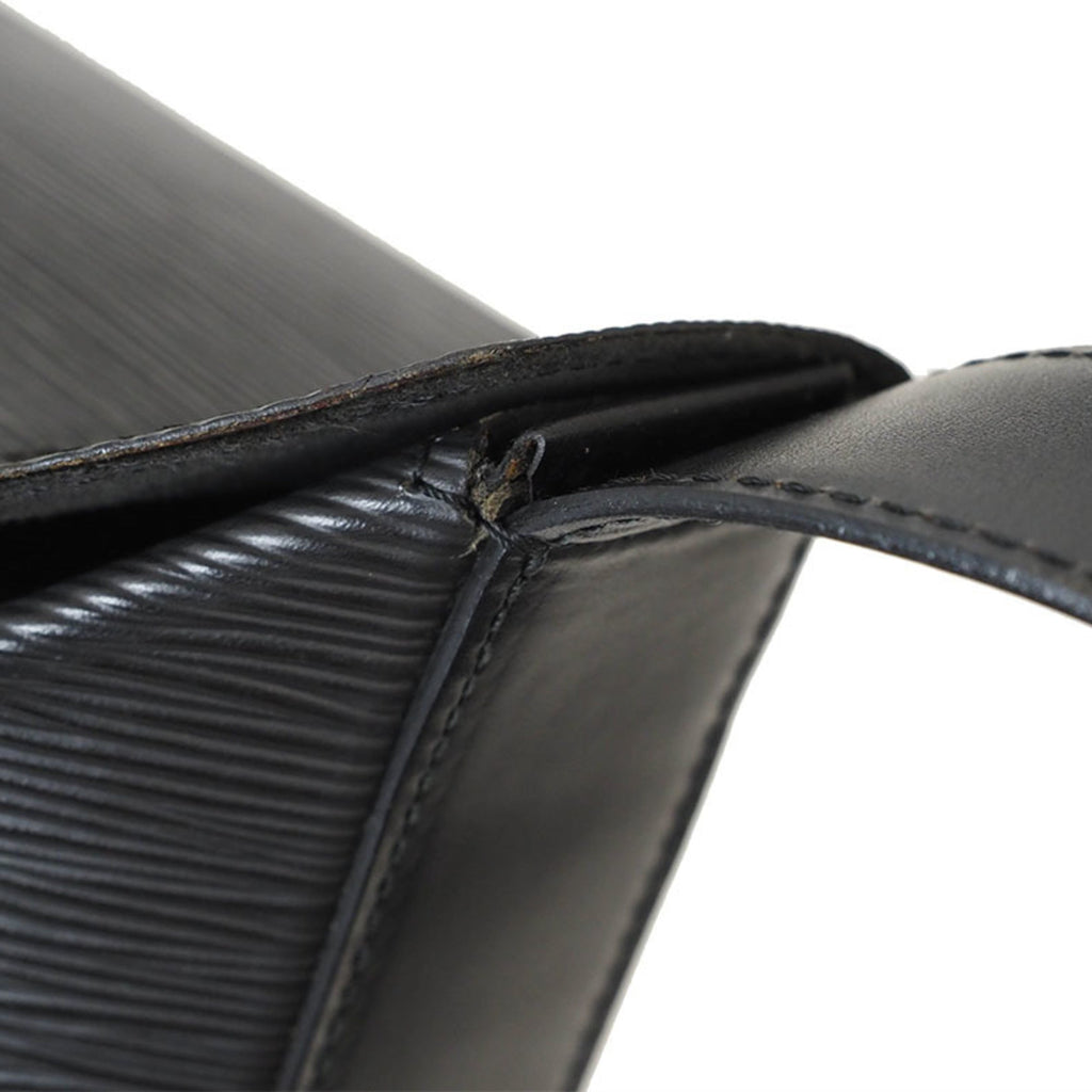 Louis Vuitton Black Epi Leather Handbag Shoulder Bag (Pre-Owned)