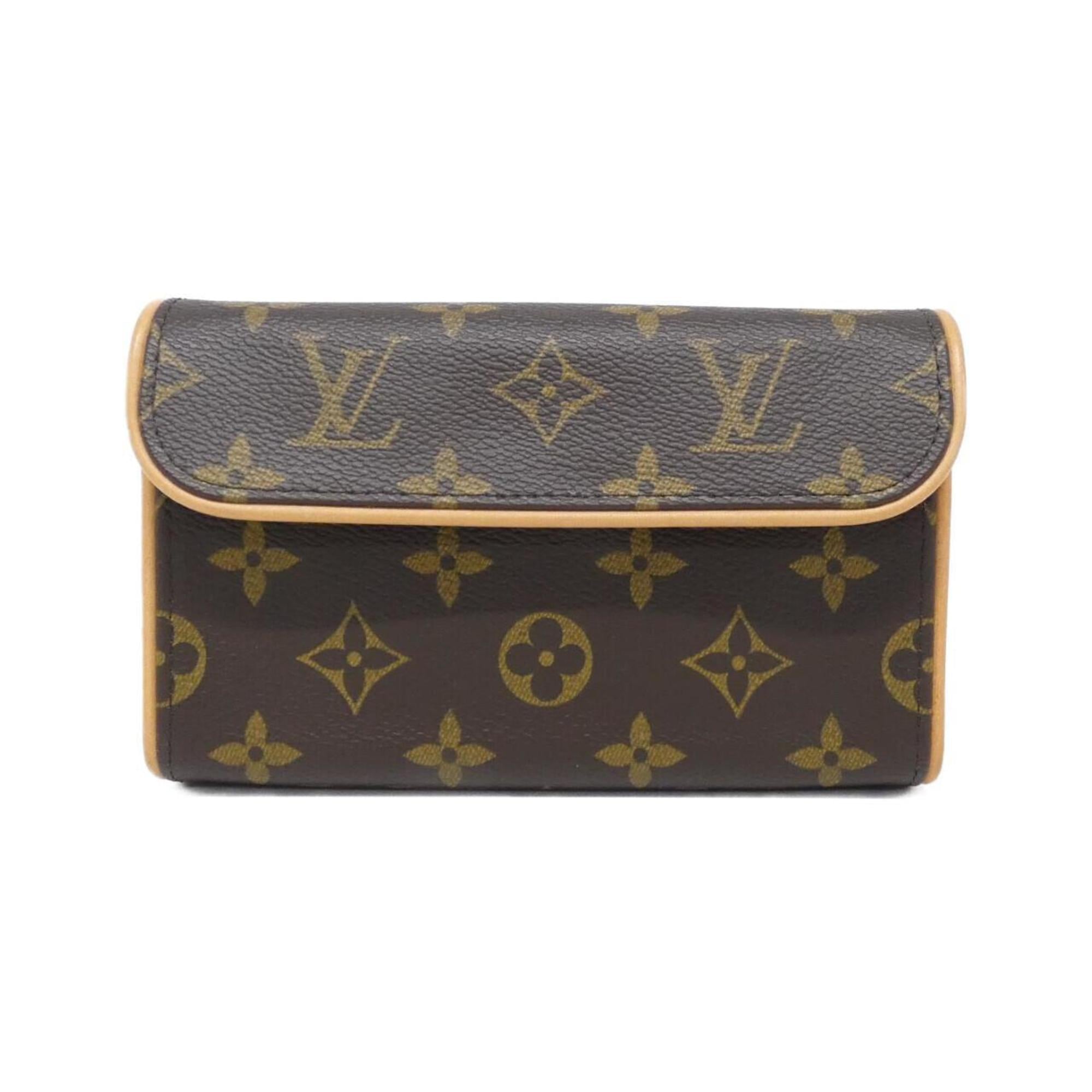 Louis Vuitton Marron Coated Canvas Fanny Pack Pochette (Pre-Owned)