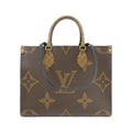Louis Vuitton Monogram Marron Coated Canvas Handbag (Pre-Owned)