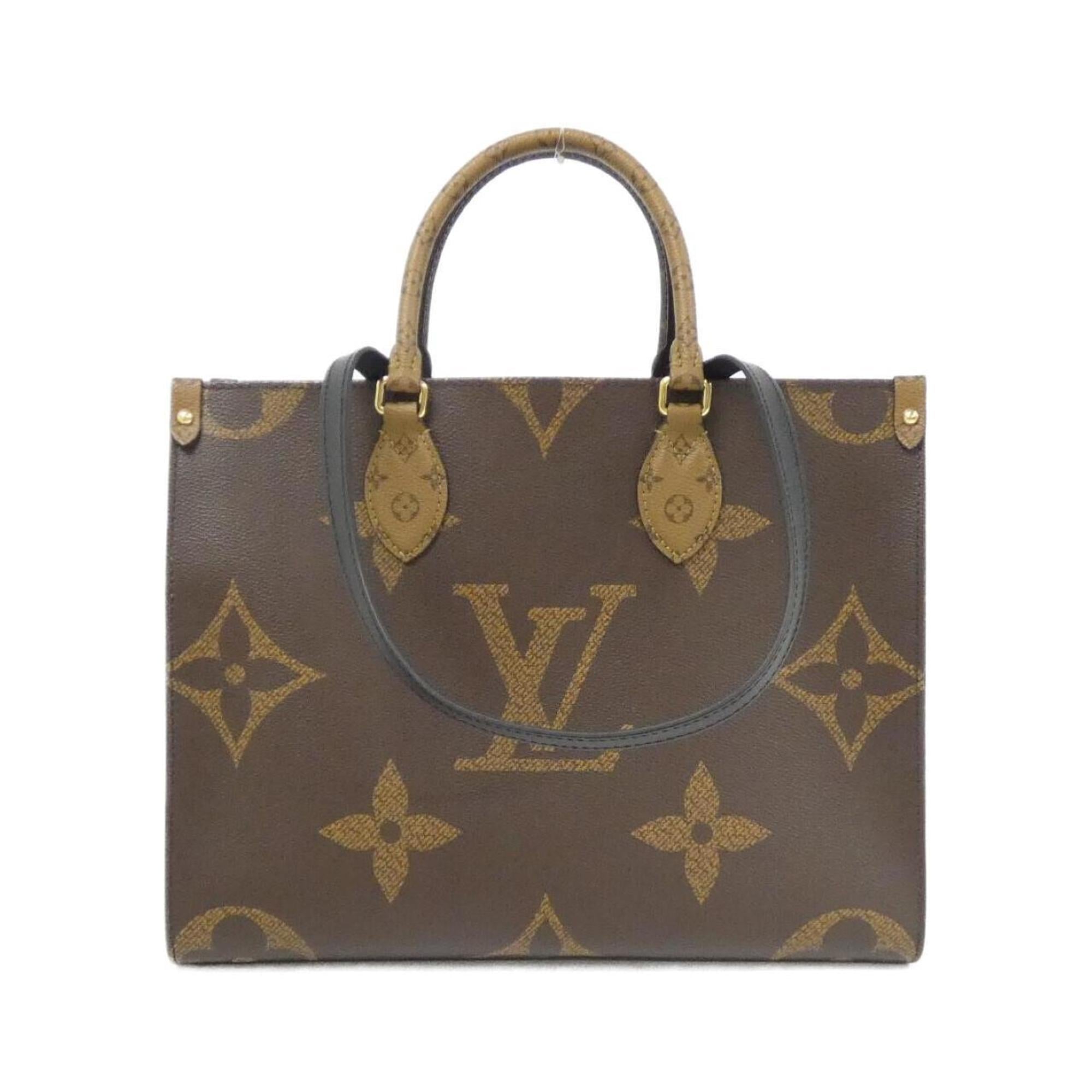 Louis Vuitton Monogram Marron Coated Canvas Handbag (Pre-Owned)