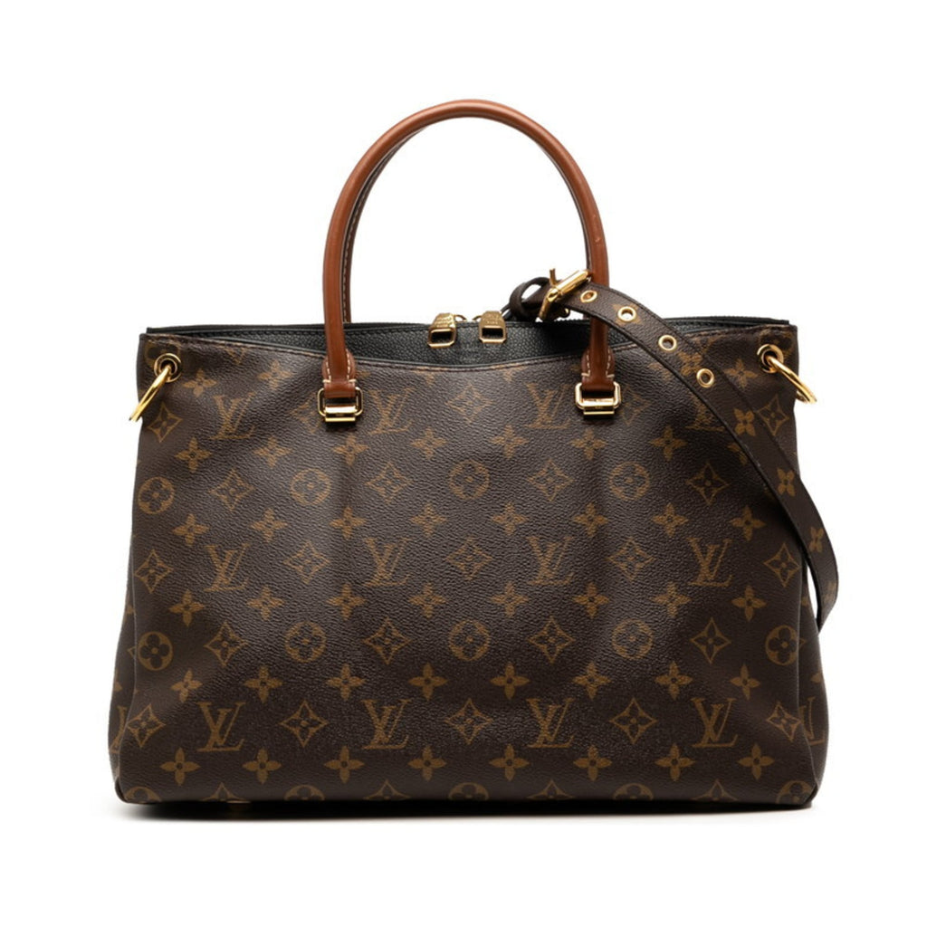 Louis Vuitton Brown Noir Pvc Leather Handbag Shoulder Bag (Pre-Owned)