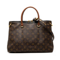 Louis Vuitton Brown Noir Pvc Leather Handbag Shoulder Bag (Pre-Owned)