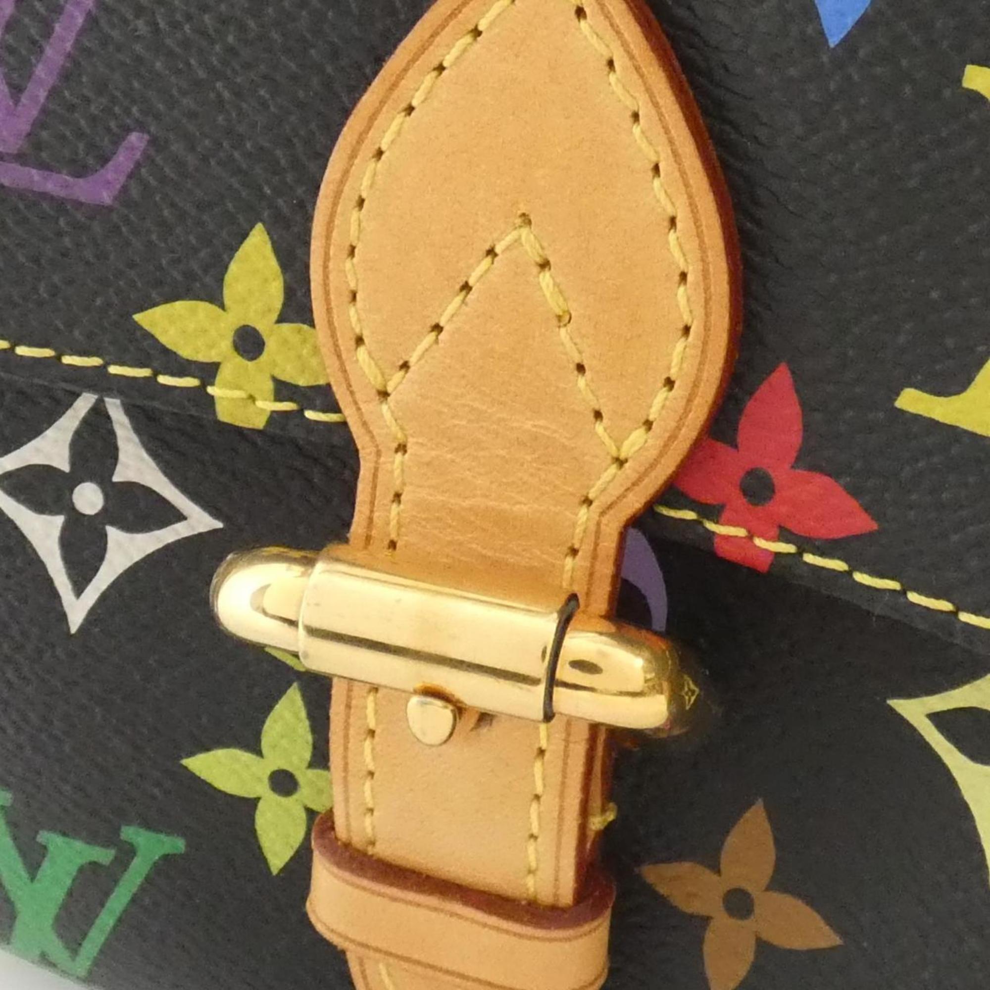 Louis Vuitton Black Multi-Color Coated Canvas Handbag (Pre-Owned)