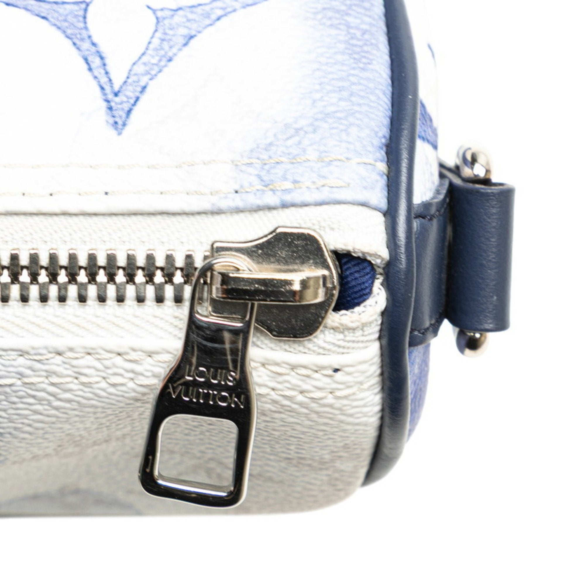Louis Vuitton Monogram Watercolor Blue White Pvc Leather Handbag Shoulder Bag (Pre-Owned)