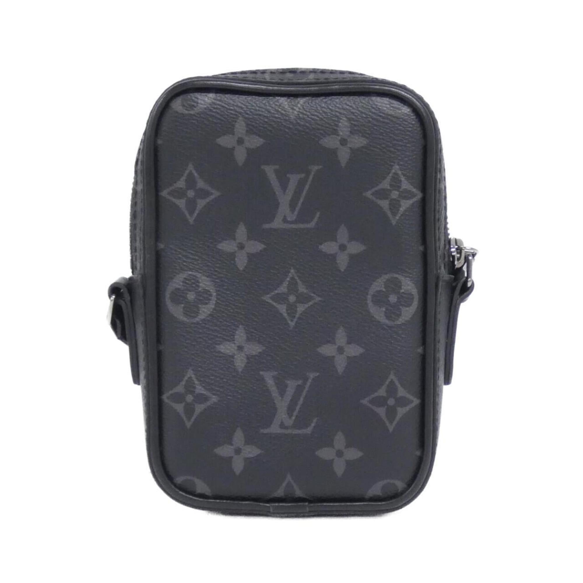Louis Vuitton Monogram Eclipse Black Coated Canvas Shoulder Bag (Pre-Owned)