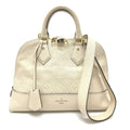 Louis Vuitton Beige Monogram Empreinte Handbag (Pre-Owned)