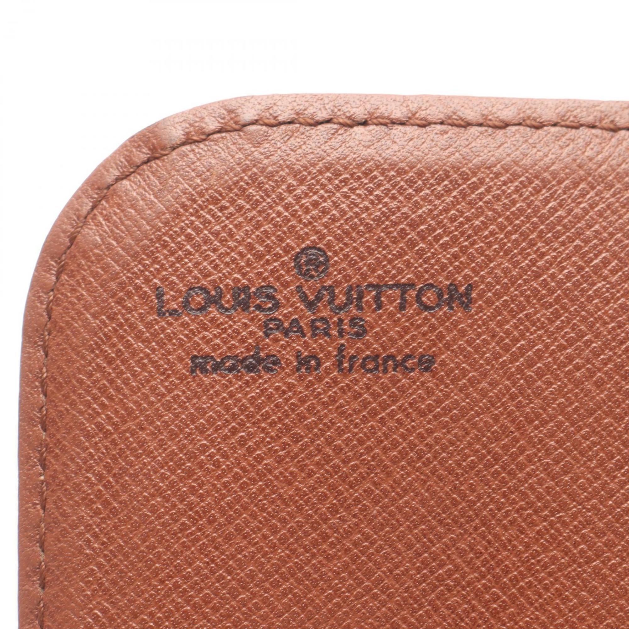 Louis Vuitton Monogram Brown Coated Canvas Leather Shoulder Bag (Pre-Owned)